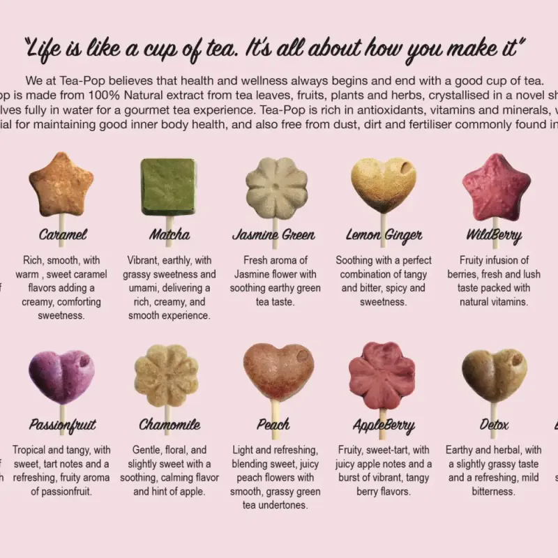 Peach Tea On-A-Stick / Tea Pop