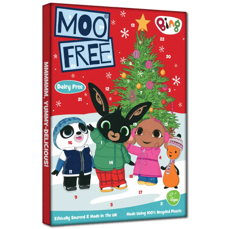 Advent Calendar Chocolate Bing 70g - Moo Free