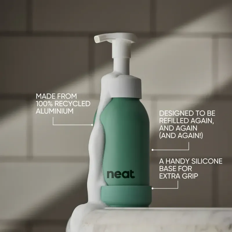 NEAT Refillable Dispenser Foaming Hand Wash - White