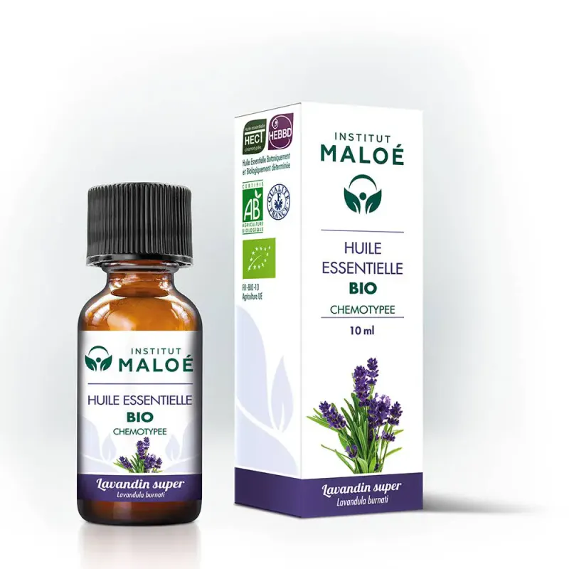 Lavendin eterisk olje 10 ml, økologisk / Institut Maloé