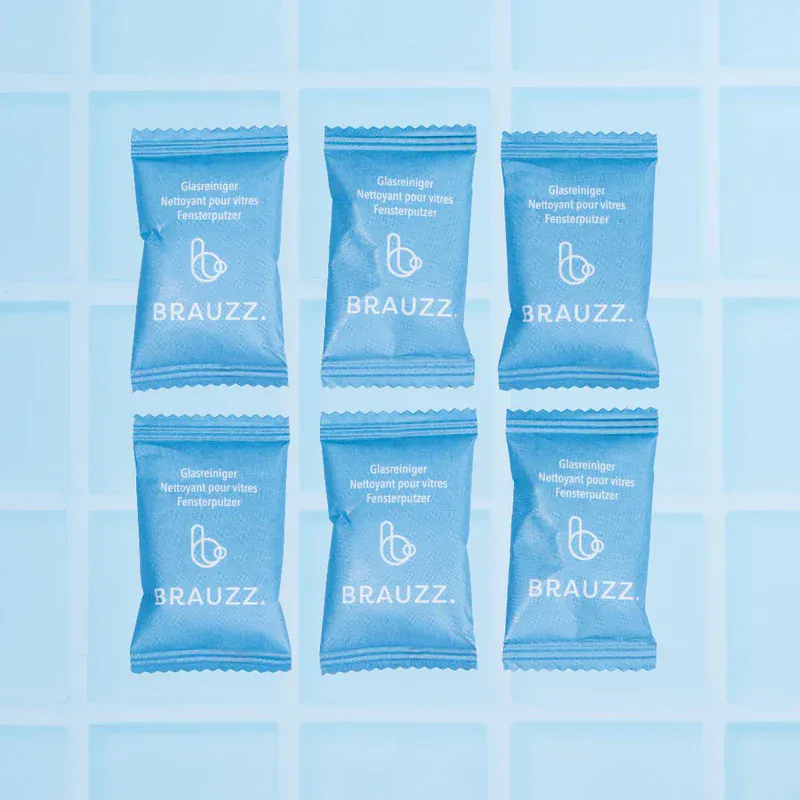 Refill tablett- rengjøringsspray til glass  / Brauzz