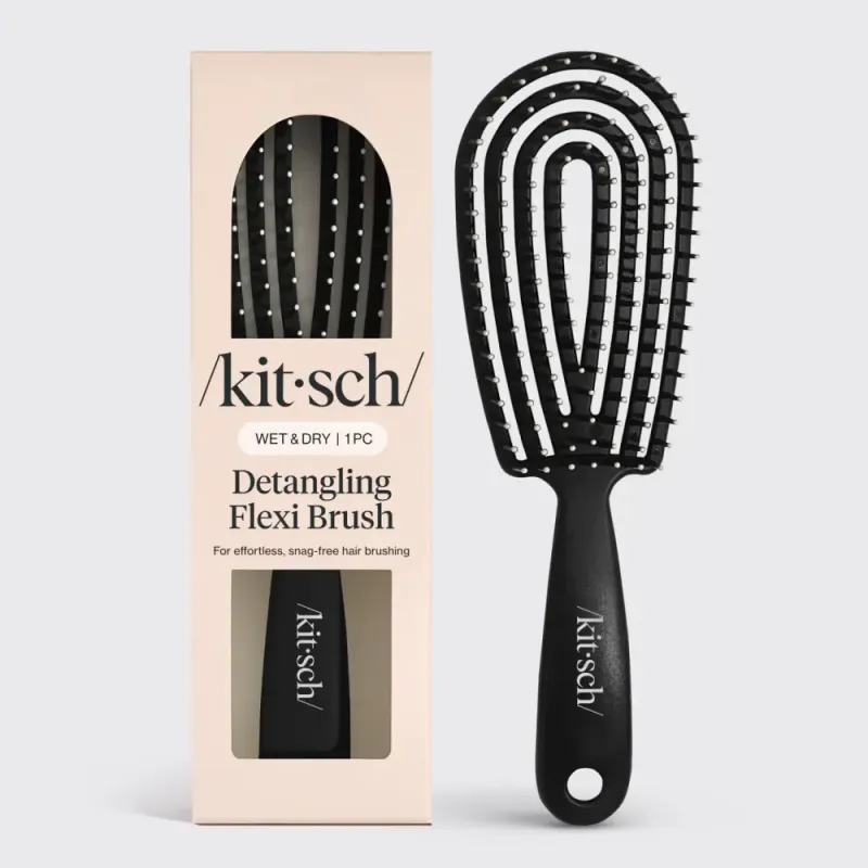 Detangling FLEXI Brush, Black / Kitsch