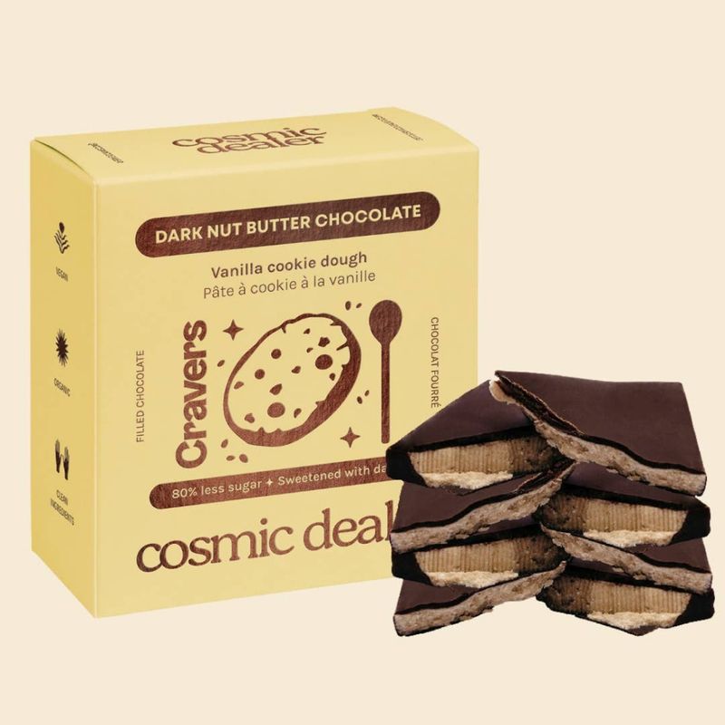 4x20g Nut Butter Chocolate: VANILLA COOKIE DOUGH / Cosmic Dealer