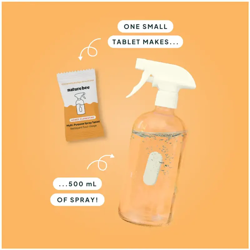 Multi-Purpose Spray Refill Tablet, Honey Clementine / Nature Bee