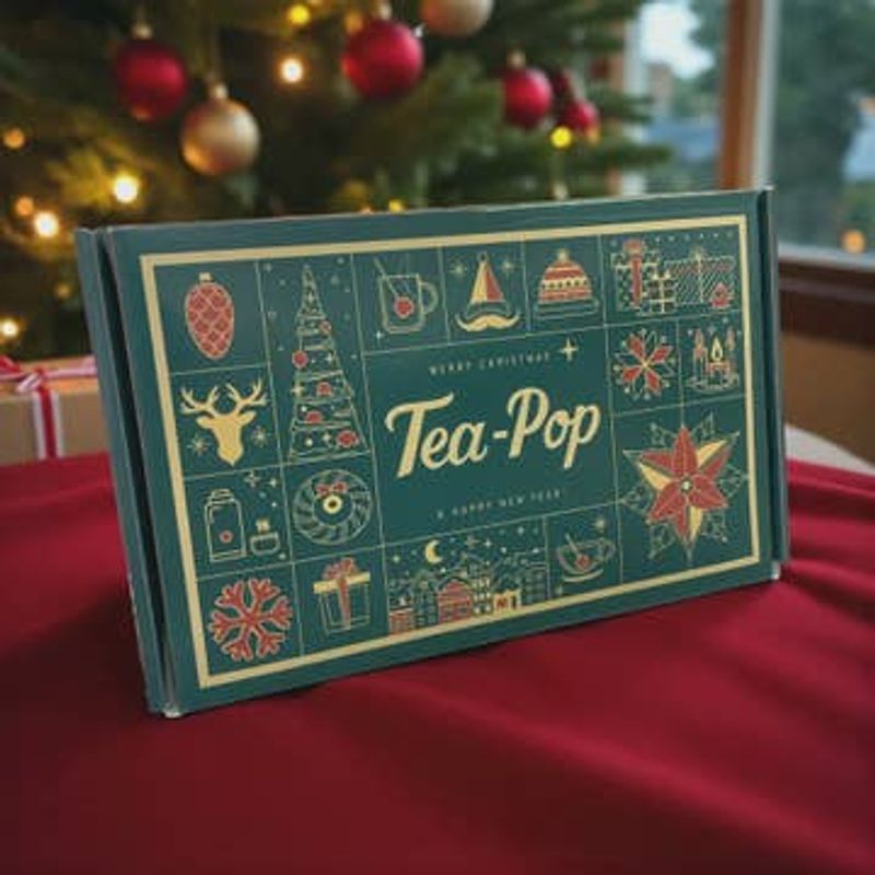 Christmas Tea Gift Box – 18 Premium Tea-Pop