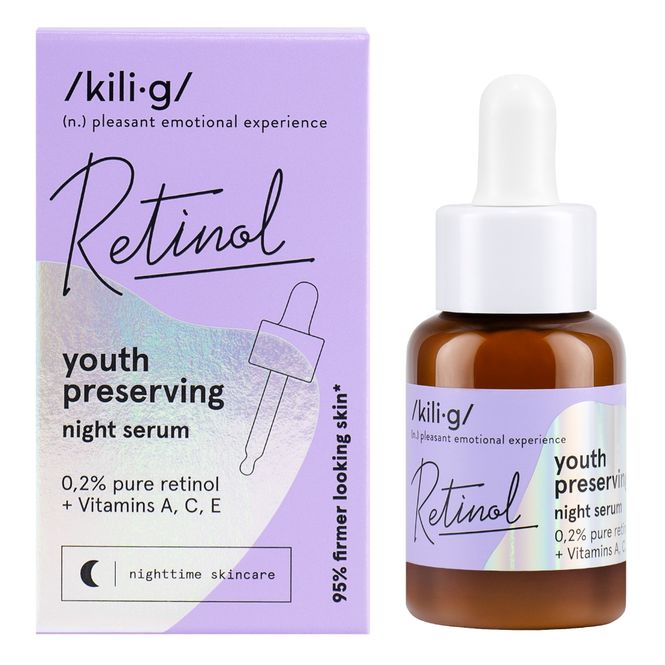 Hovedbilde RETINOL youth preserving night serum 30ml / kili·g 