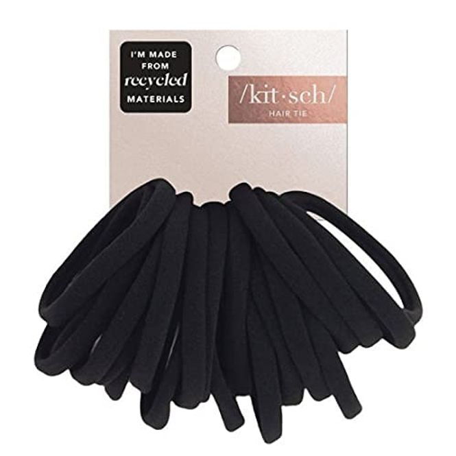 Hovedbilde 20pk hårstrikk i resirkulert nylon, sort / Kitsch