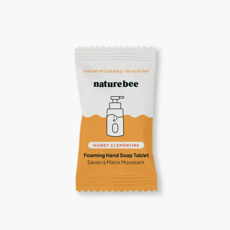 Foaming Hand Soap Refill Tablet, Honey Clementine / Nature Bee