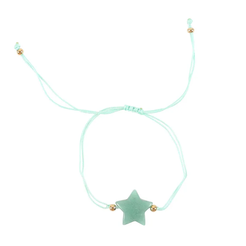 Shine Bright Aventurine Crystal Star Bracelet / Something Differ