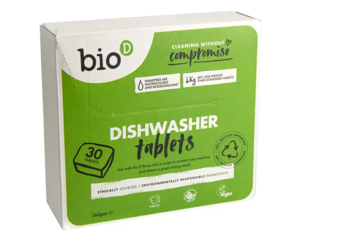 Hovedbilde 30 stk oppvasktabletter til oppvaskmaskin / Bio-D