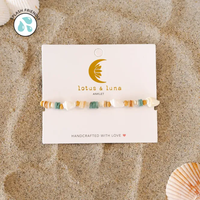 Hovedbilde Sanibel Beachcomber Shell Anklet - ankelsmykke / Lotus & Luna