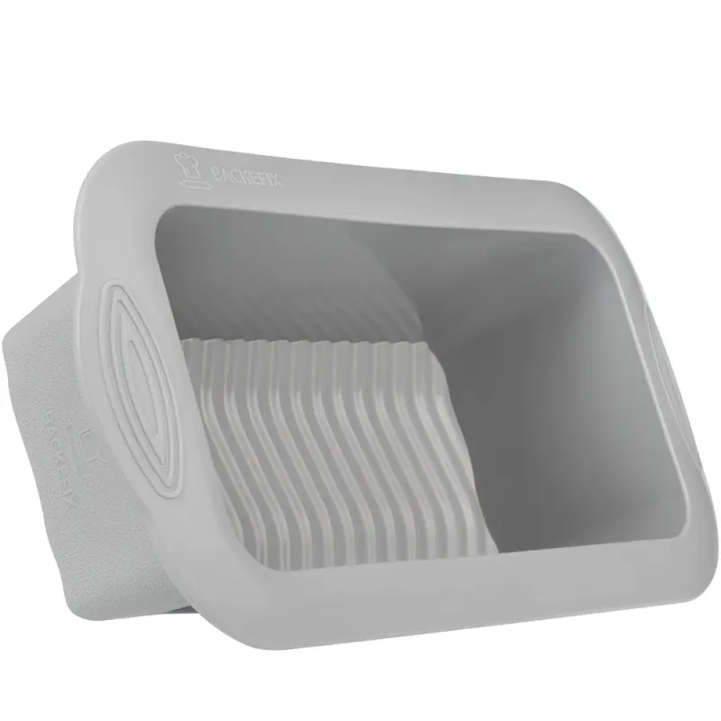 Liten brødform i silikon - riller 21 cm - 1.2 liter / Backefix