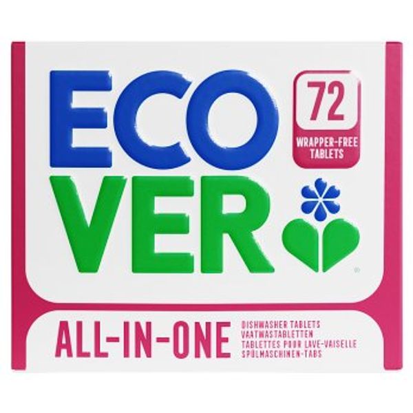 Hovedbilde All-in-One Dishwasher Tablets 72 - Wrapper Free / ECOVER