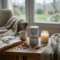 pumpkin spice latte, høstkos, økologisk te