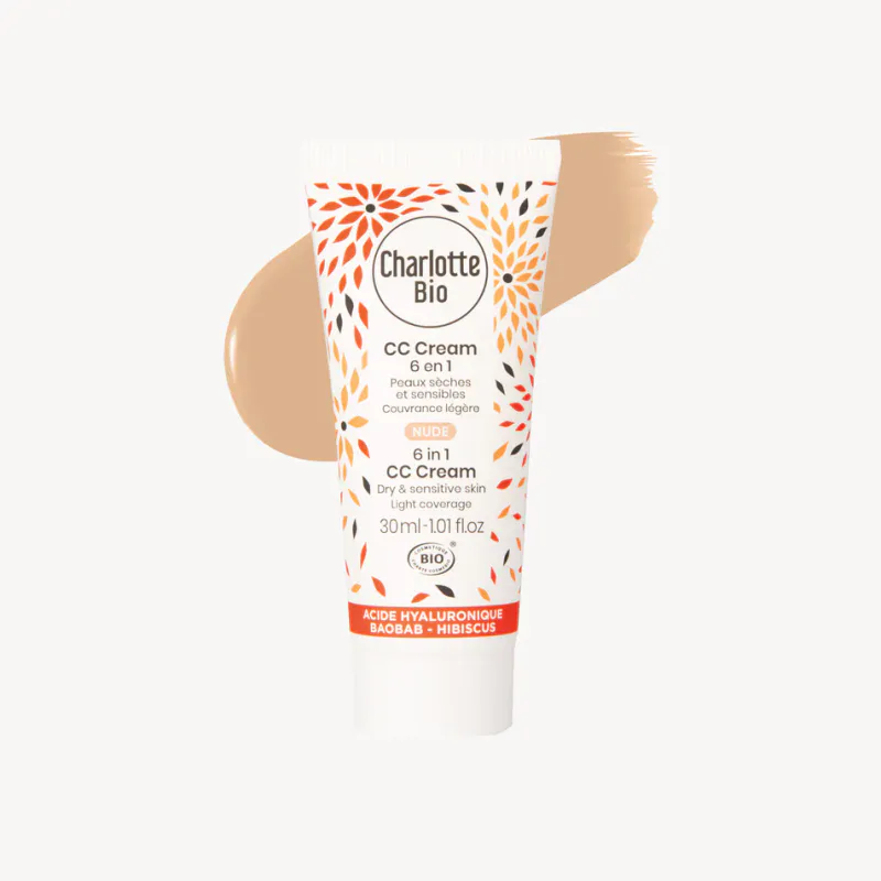 Økologisk CC-Cream, 30ml, Nude  / Charlotte Bio 