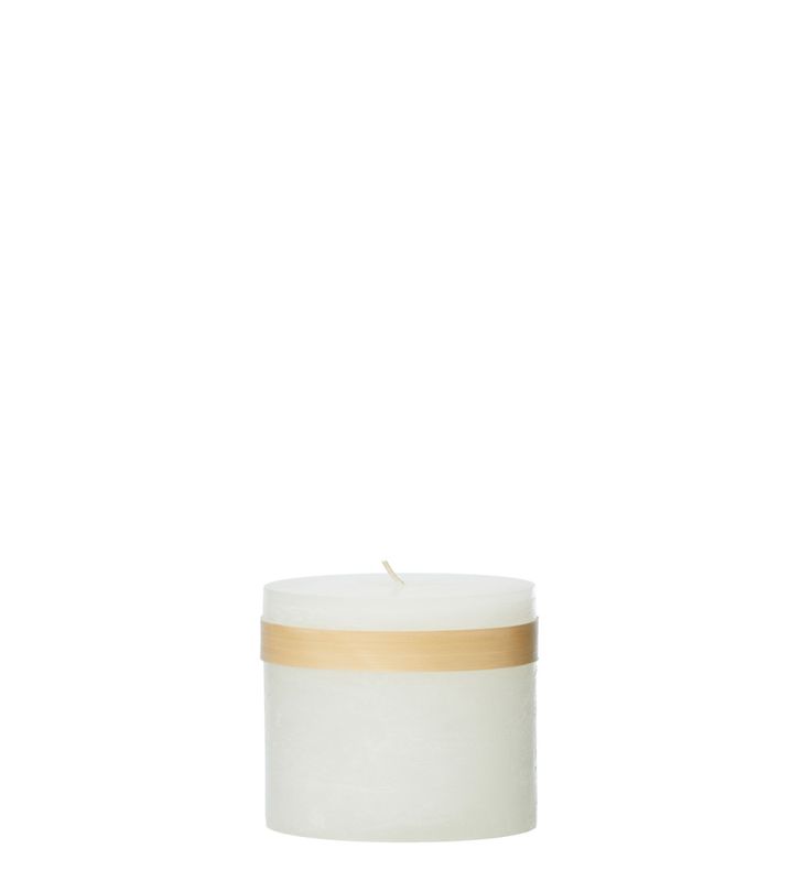 Timber® Candles Kubbelys Snow White, 8 x 7.5 cm / Vance Kitira