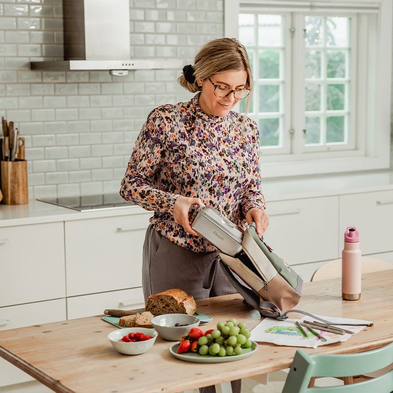 2-lags Bento Matboks, lekksikker, 1800ml / Peach