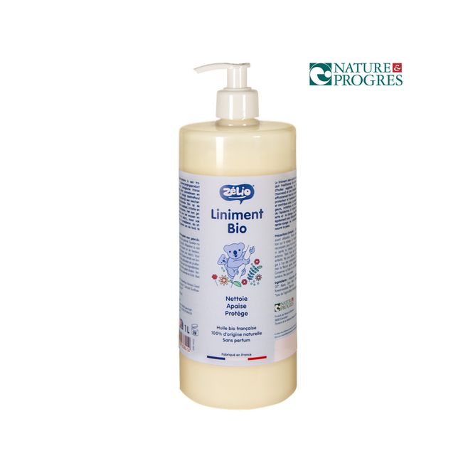 Hovedbilde 1L økologisk stellekrem uten duft - Liniment / Zélio