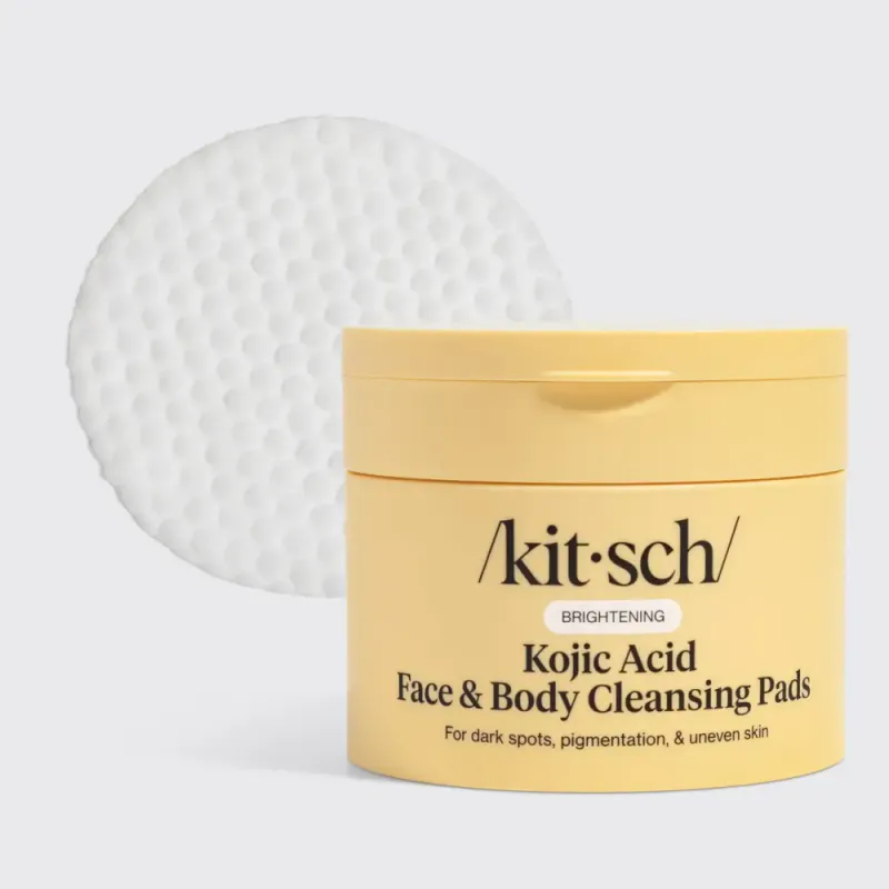 Kojic Acid Face & Body Cleansing Pads, 50stk / Kitsch