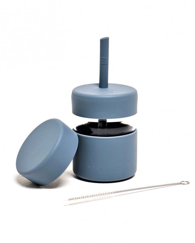 Drinking cup & food pot for kids - Super Sonic / Neon Kactus