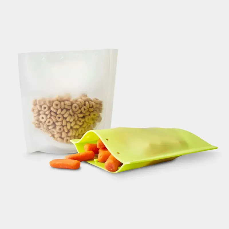 2pk silikonposer- grønn og hvit / GoSili