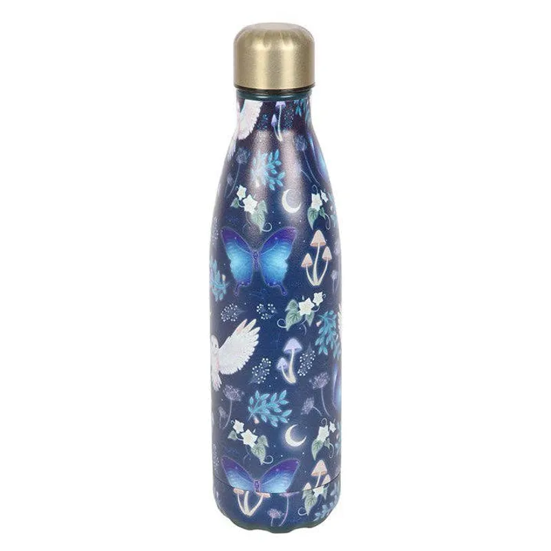 Night Flight Owl Print Water Bottle 500 ml, Something Different