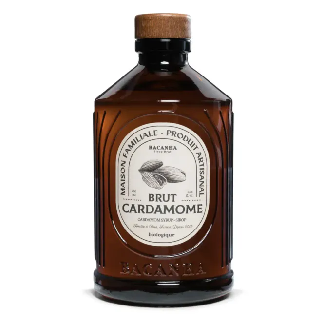 Hovedbilde Raw Cardamom Syrup, Organic 400ml / Bacanha
