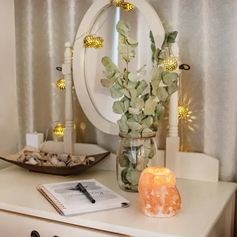 Himalaya saltkrystall telysholder 1kg / Myga