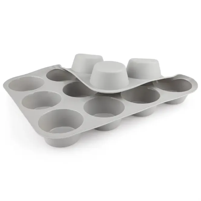 Hovedbilde 12 stk muffinsbrett i silikon FLEXI / Backefix