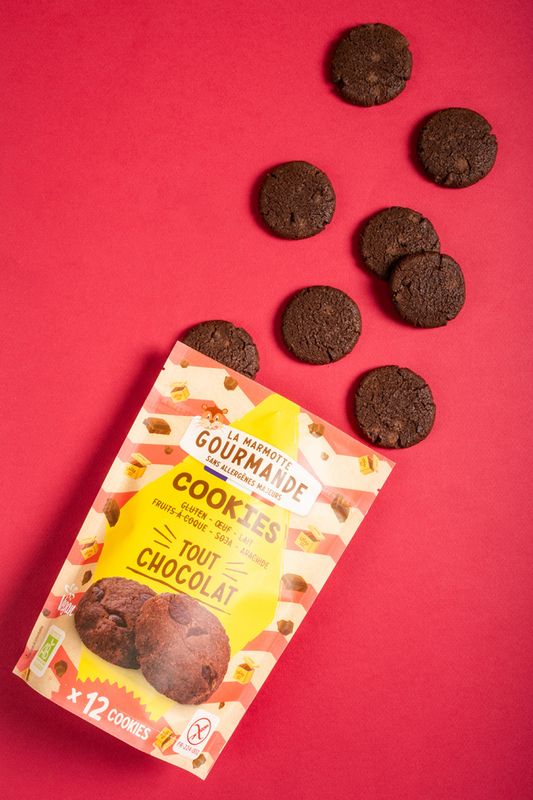 All Chocolate Cookies 150g - gluten- og melkefri kjeks / La Marmotte Gourmande