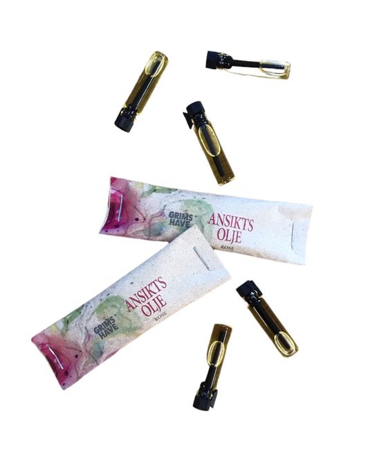 Hovedbilde TESTER ansiktsolje m/ rose 3ml, økologisk / Grims Have